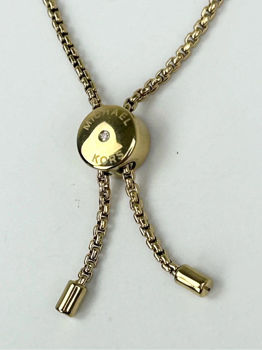 Michael Kors Gold-Tone Pavé Slider Bracelet
